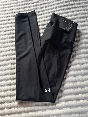 Under Armour Heat Gear Black Compression High-Rise Leggings